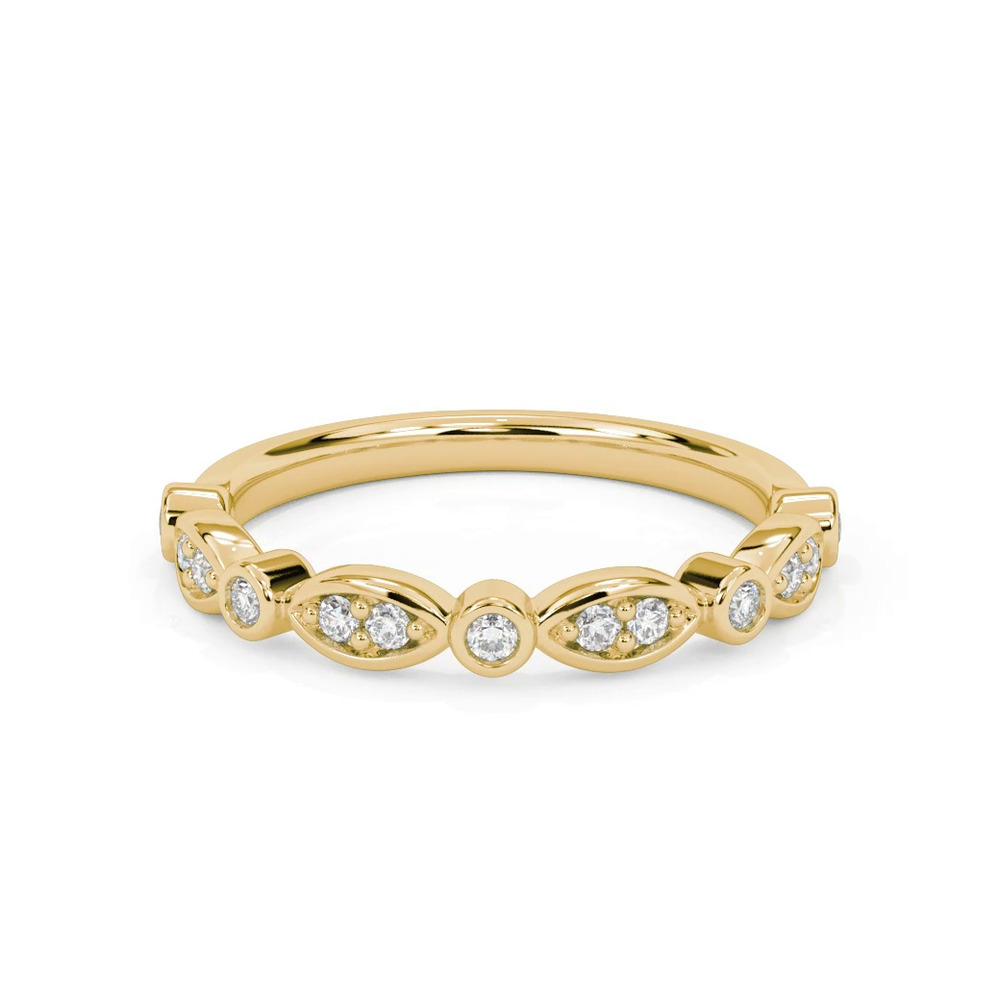 360 degree view of Melani Diamond Wedding Band