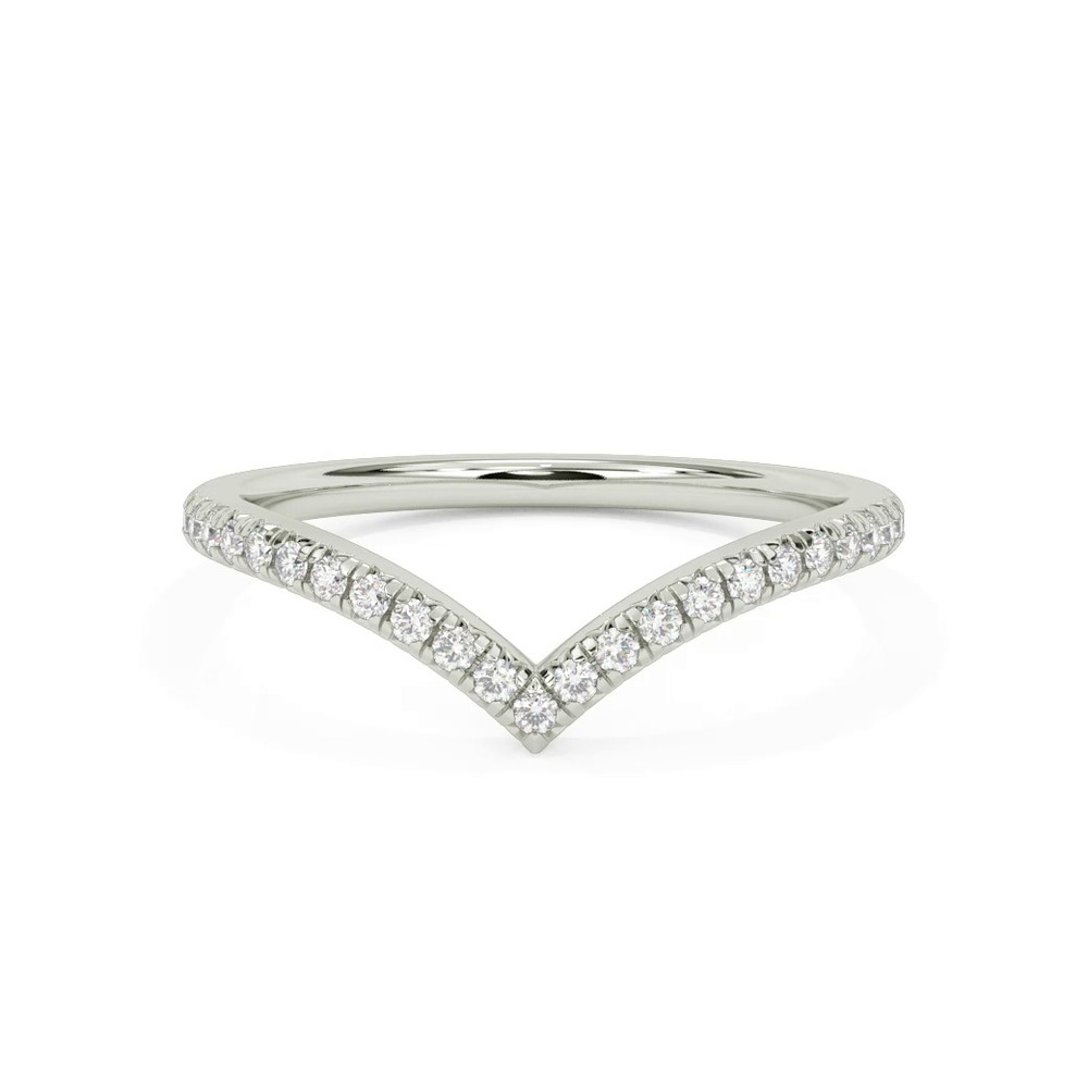 360 degree view of Aisling Pavé Diamond V-Band