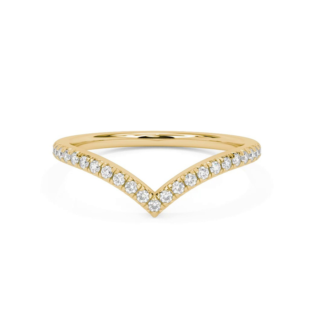 360 degree view of Aisling Pavé Diamond V-Band