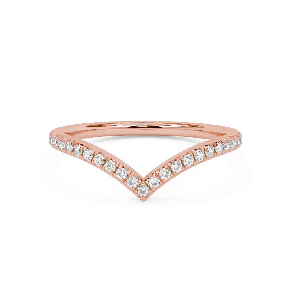 360 degree view of Zahra Pavé Diamond V-Band