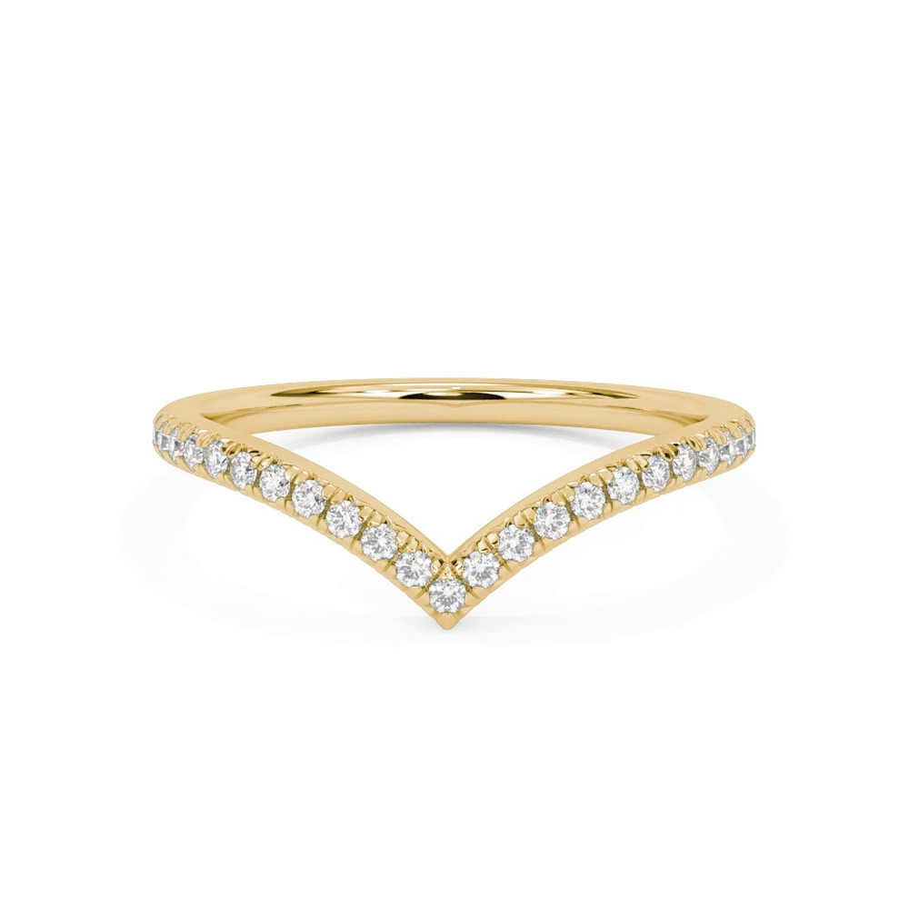 360 degree view of Zahra Pavé Diamond V-Band