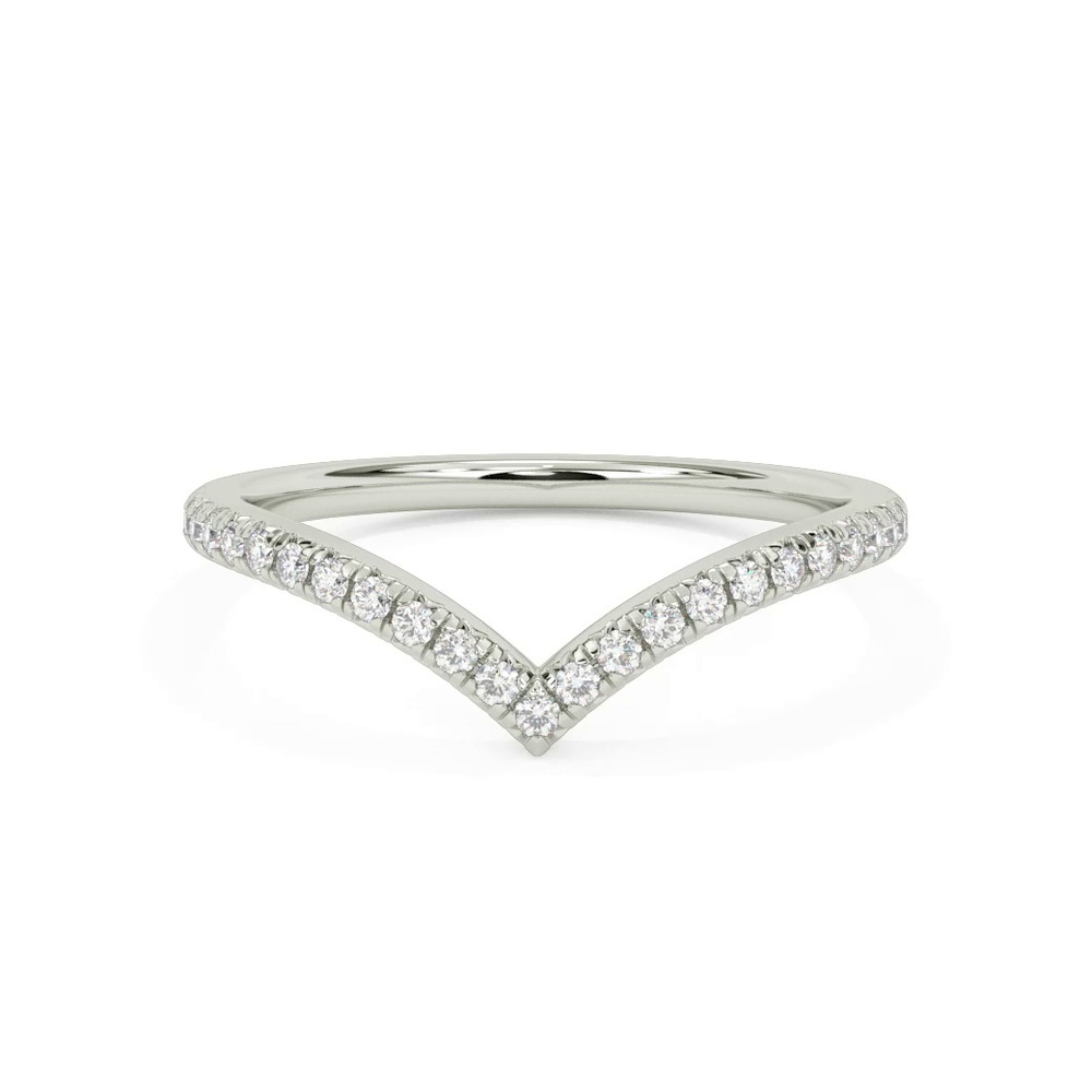 360 degree view of Zahra Pavé Diamond V-Band