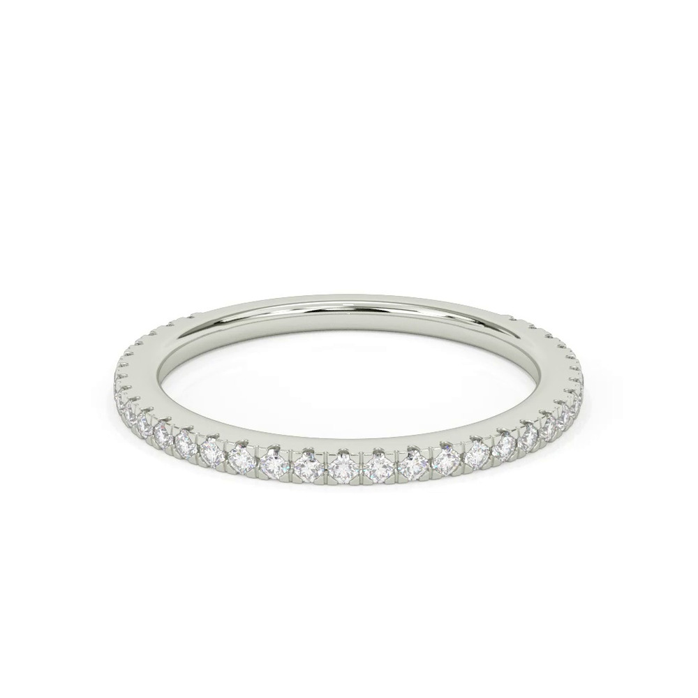 360 degree view of Lucinda Pavé Diamond Band