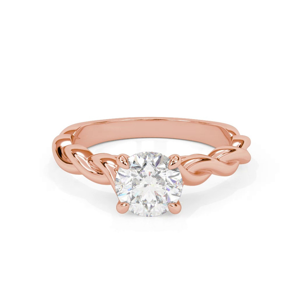 360 degree view of Janelle Twist Solitaire Plus Engagement Ring