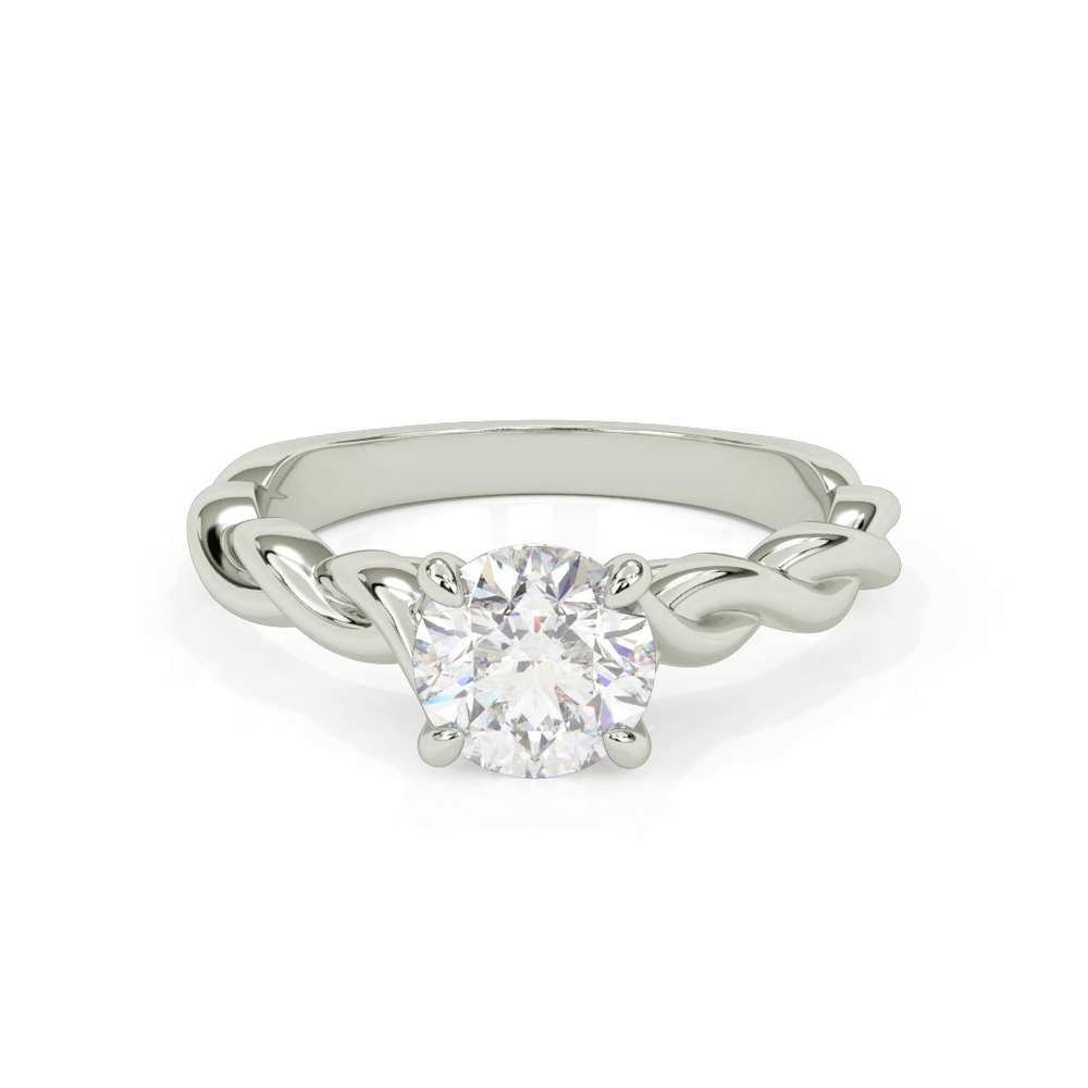 360 degree view of Janelle Twist Solitaire Plus Engagement Ring