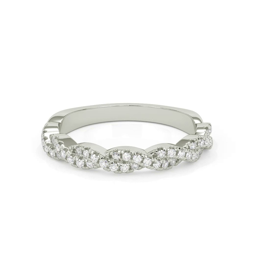 360 degree view of Janelle Twist Diamond Band