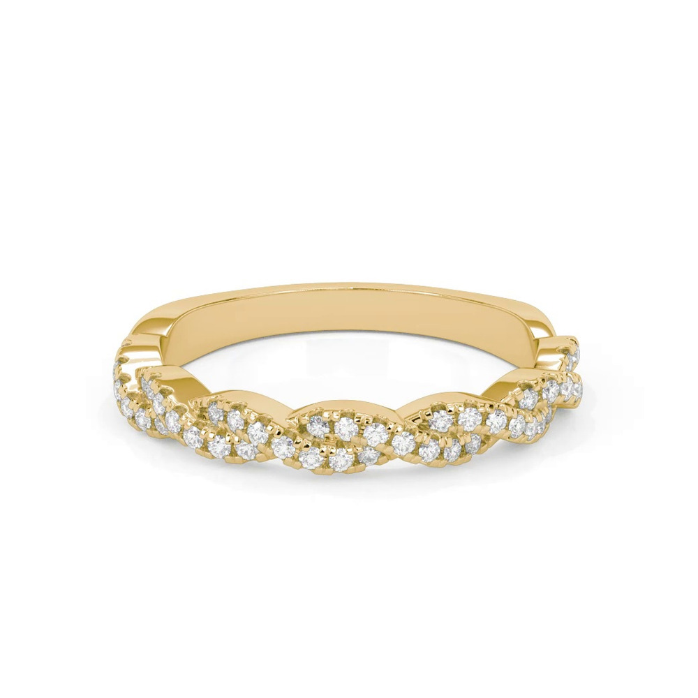 360 degree view of Janelle Twist Diamond Band