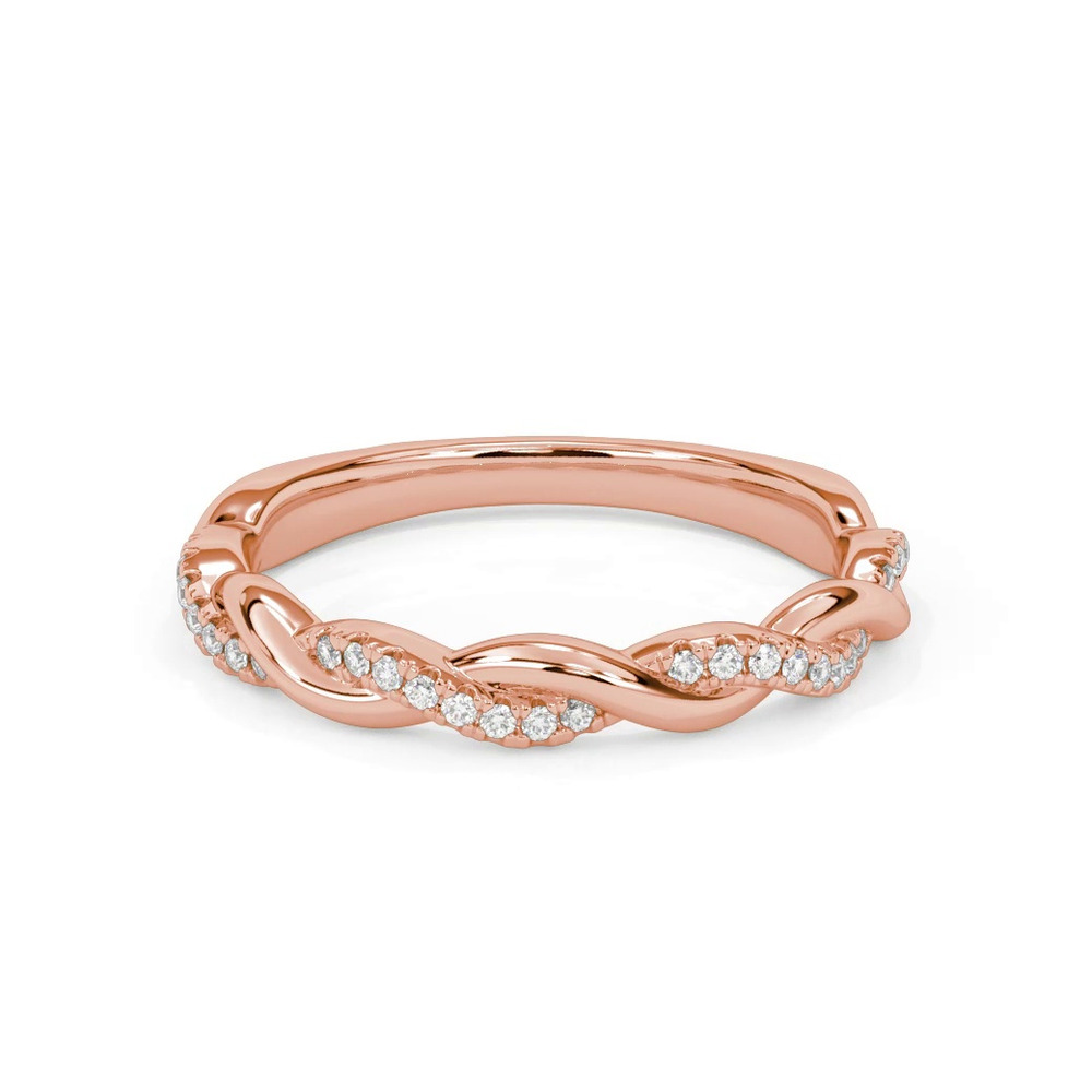 360 degree view of Darcy Diamond Twist Band