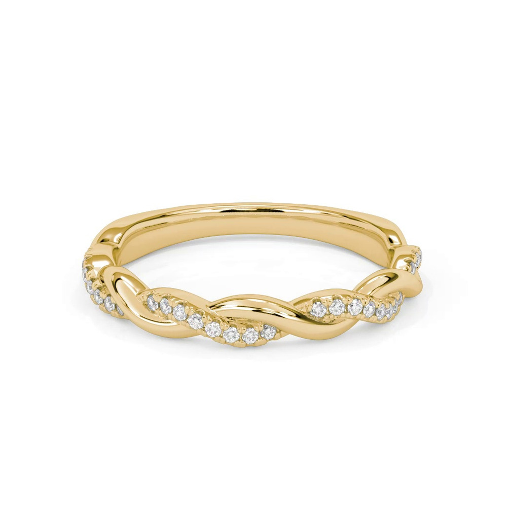 360 degree view of Darcy Diamond Twist Band