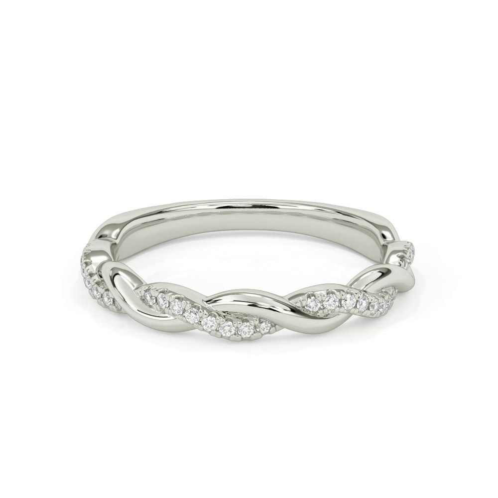 360 degree view of Darcy Diamond Twist Band