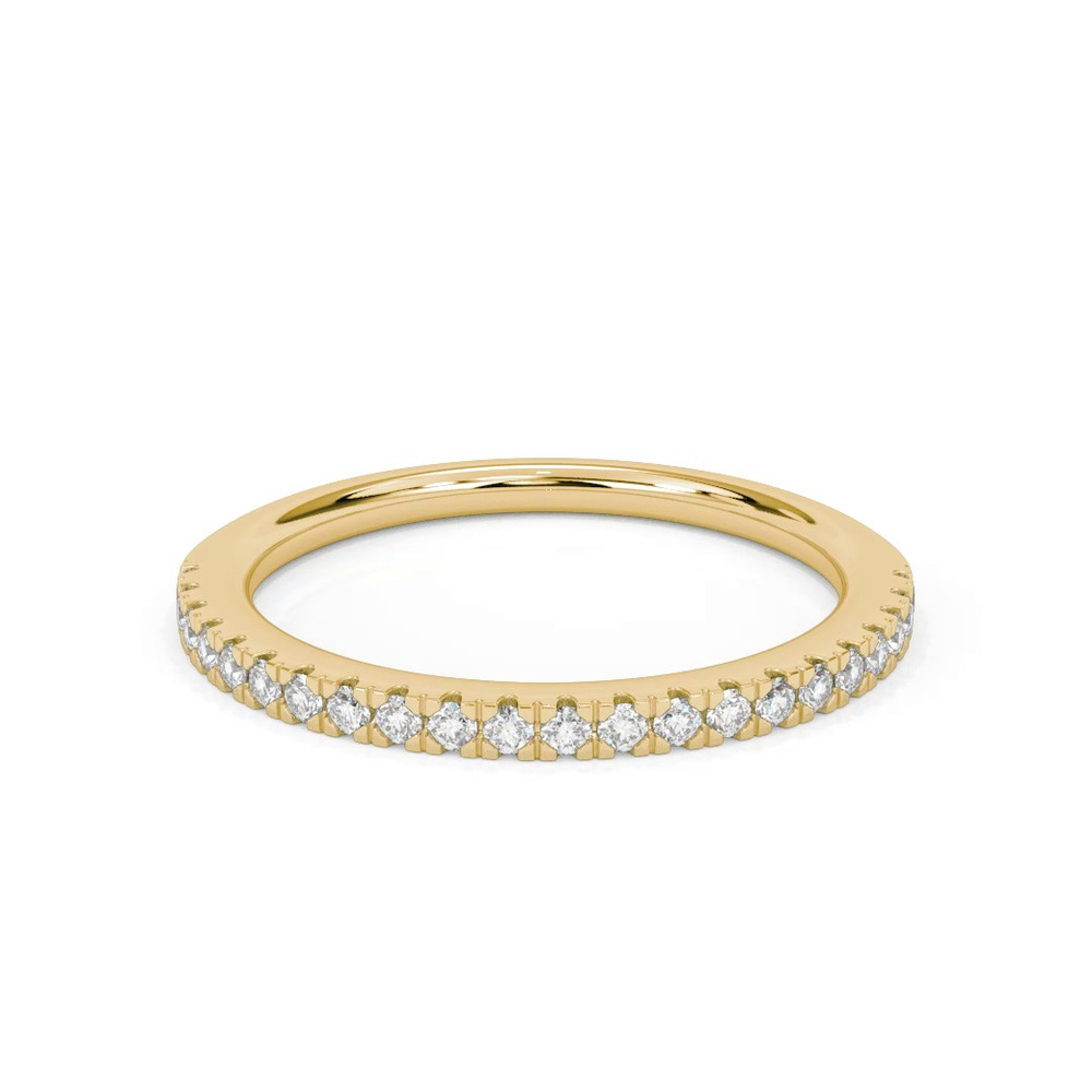 360 degree view of Manon Pavé Diamond Band