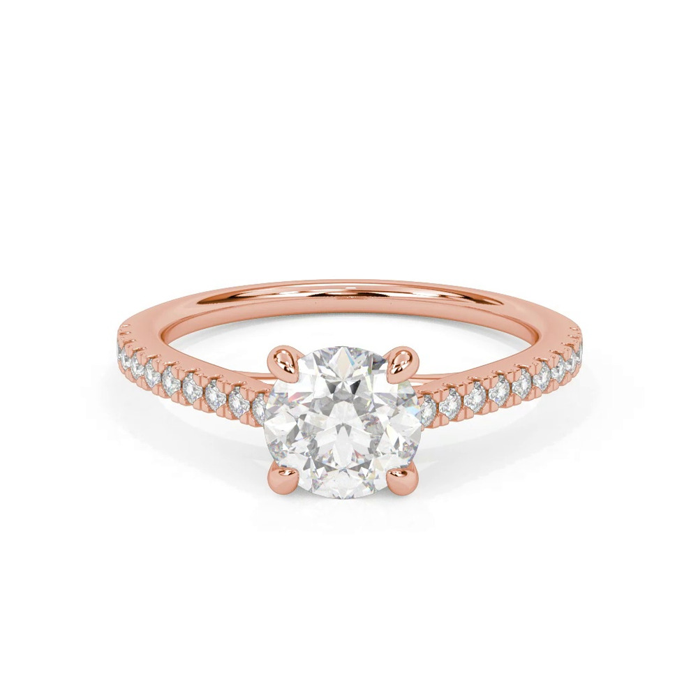 360 degree view of Manon Diamond Adorned Engagement Ring