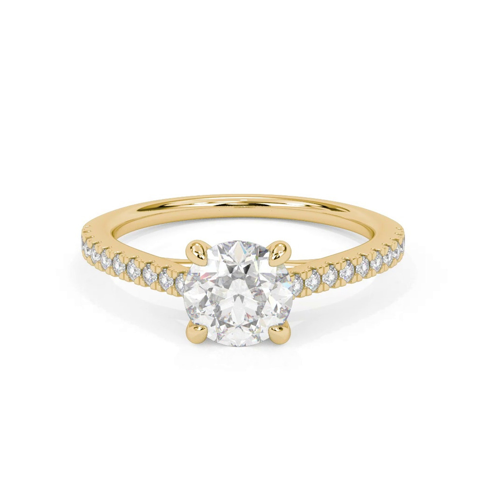 360 degree view of Manon Diamond Adorned Engagement Ring