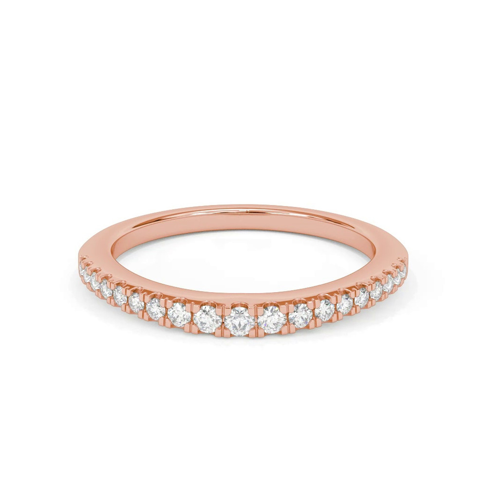 360 degree view of Elina Pave Contoured Band
