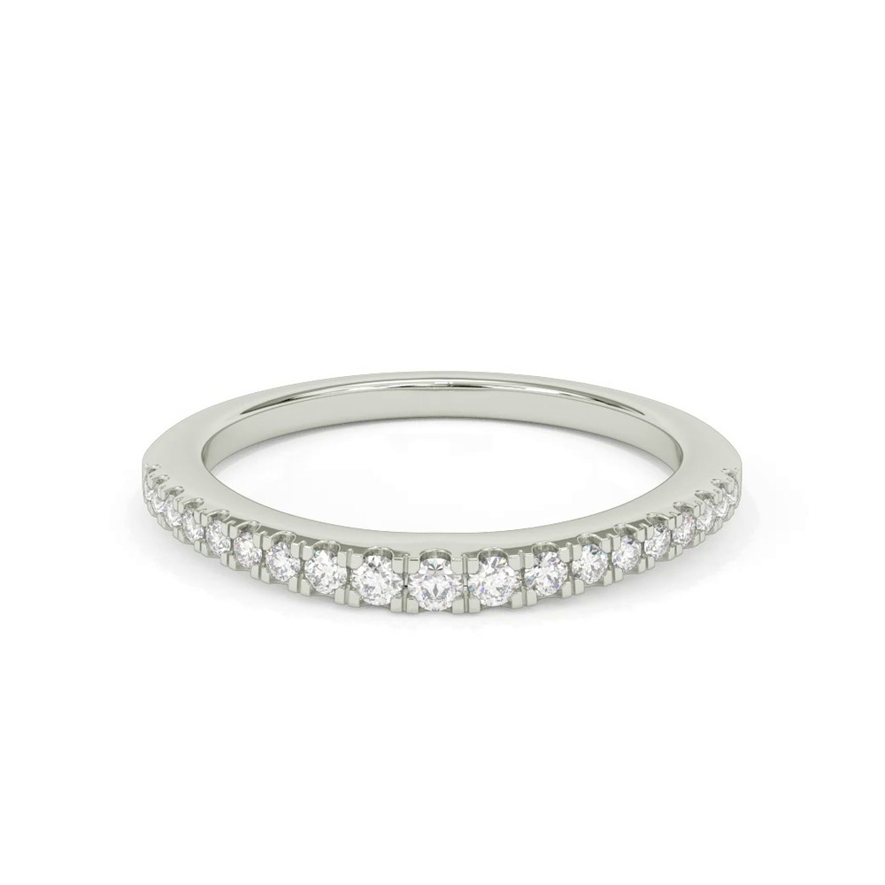 360 degree view of Elina Pave Contoured Band