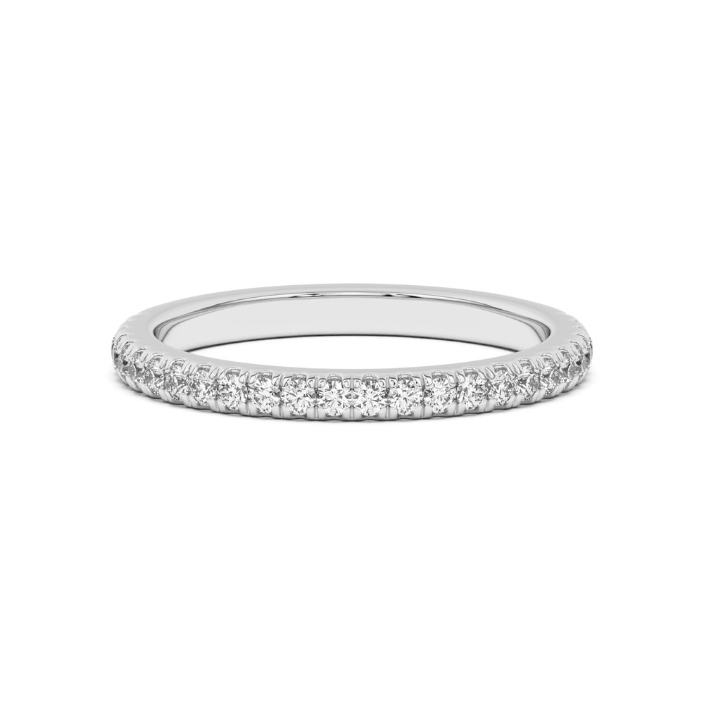 360 degree view of Hope Classic Pavé Matching Wedding Band
