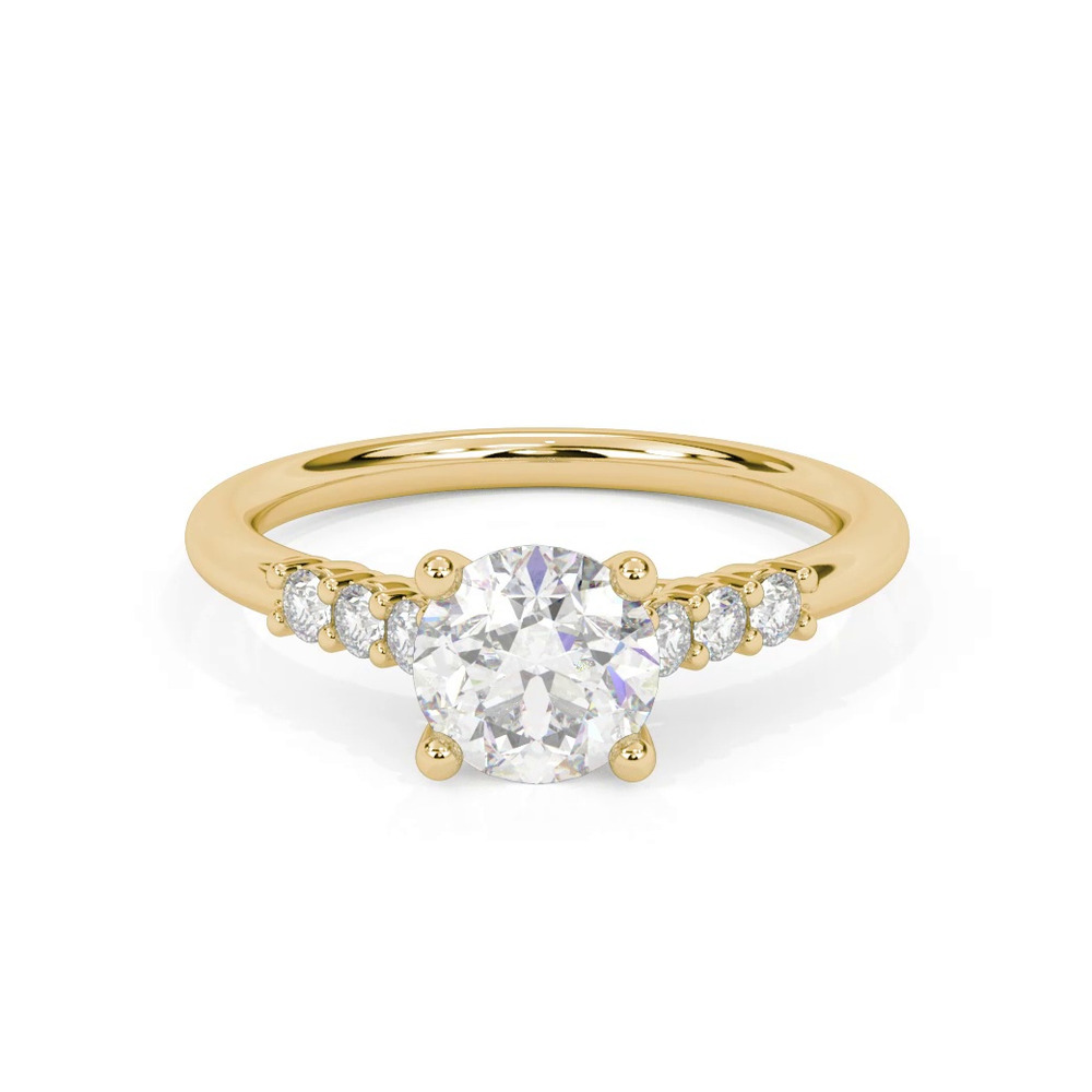 360 degree view of Elizabeth Diamond Engagement Ring