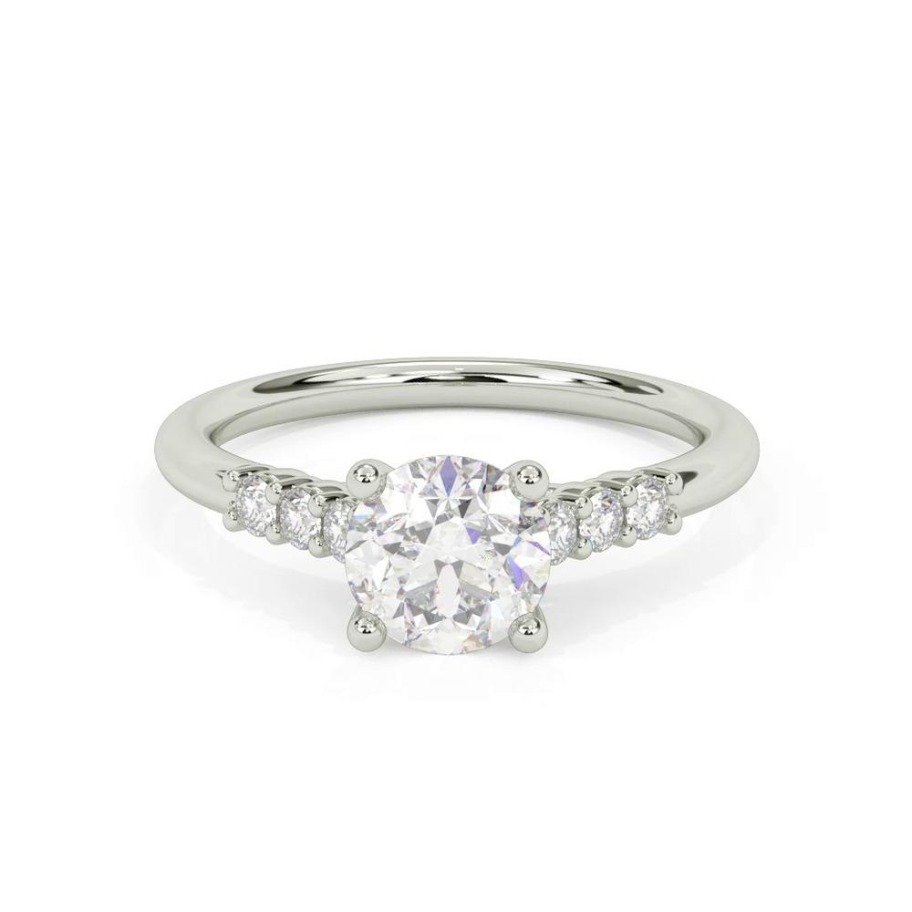360 degree view of Elizabeth Diamond Engagement Ring