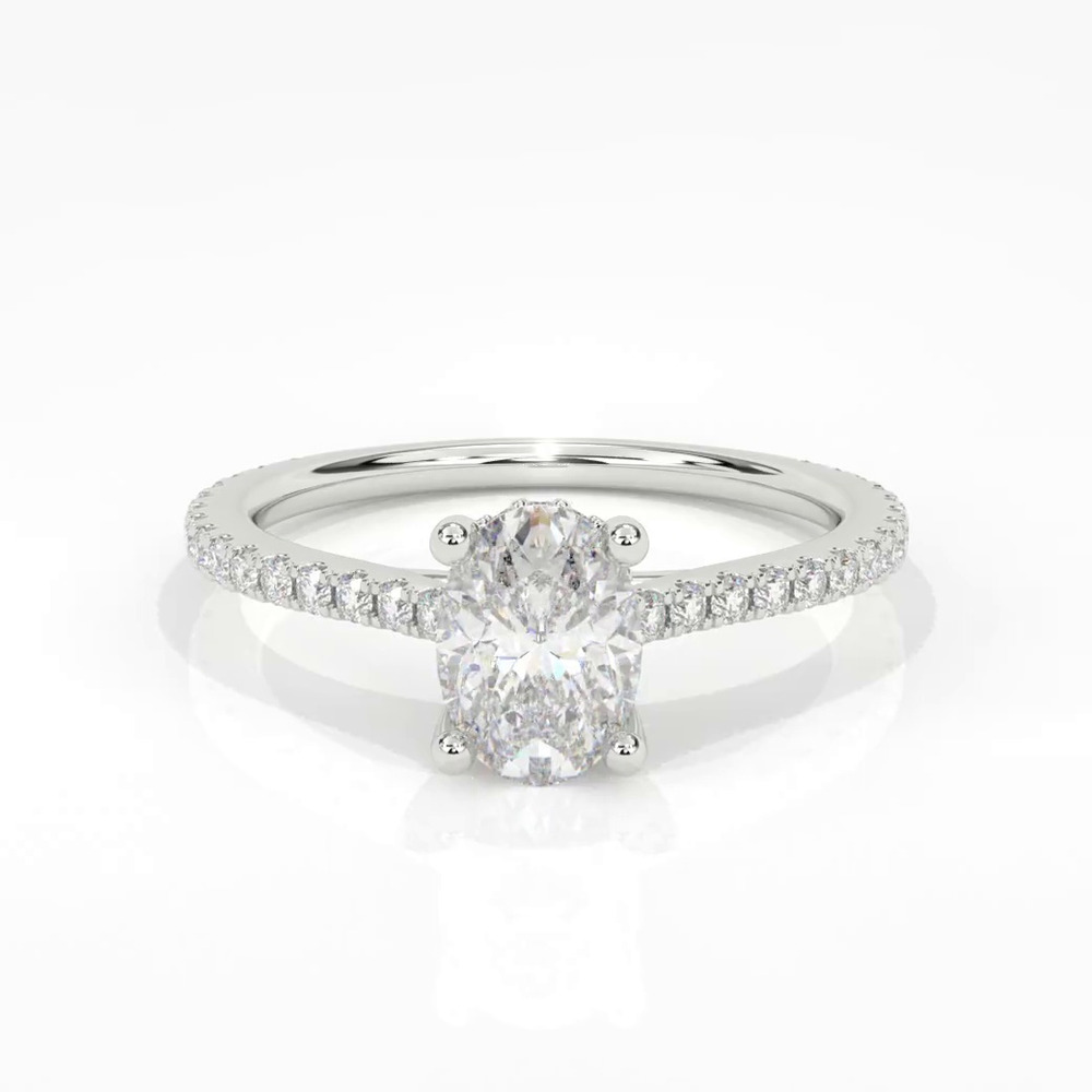 360 degree view of Caroline Classic Diamond Engagement Ring