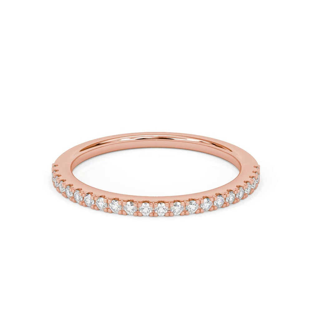 360 degree view of Royalty Pavé Diamond Band