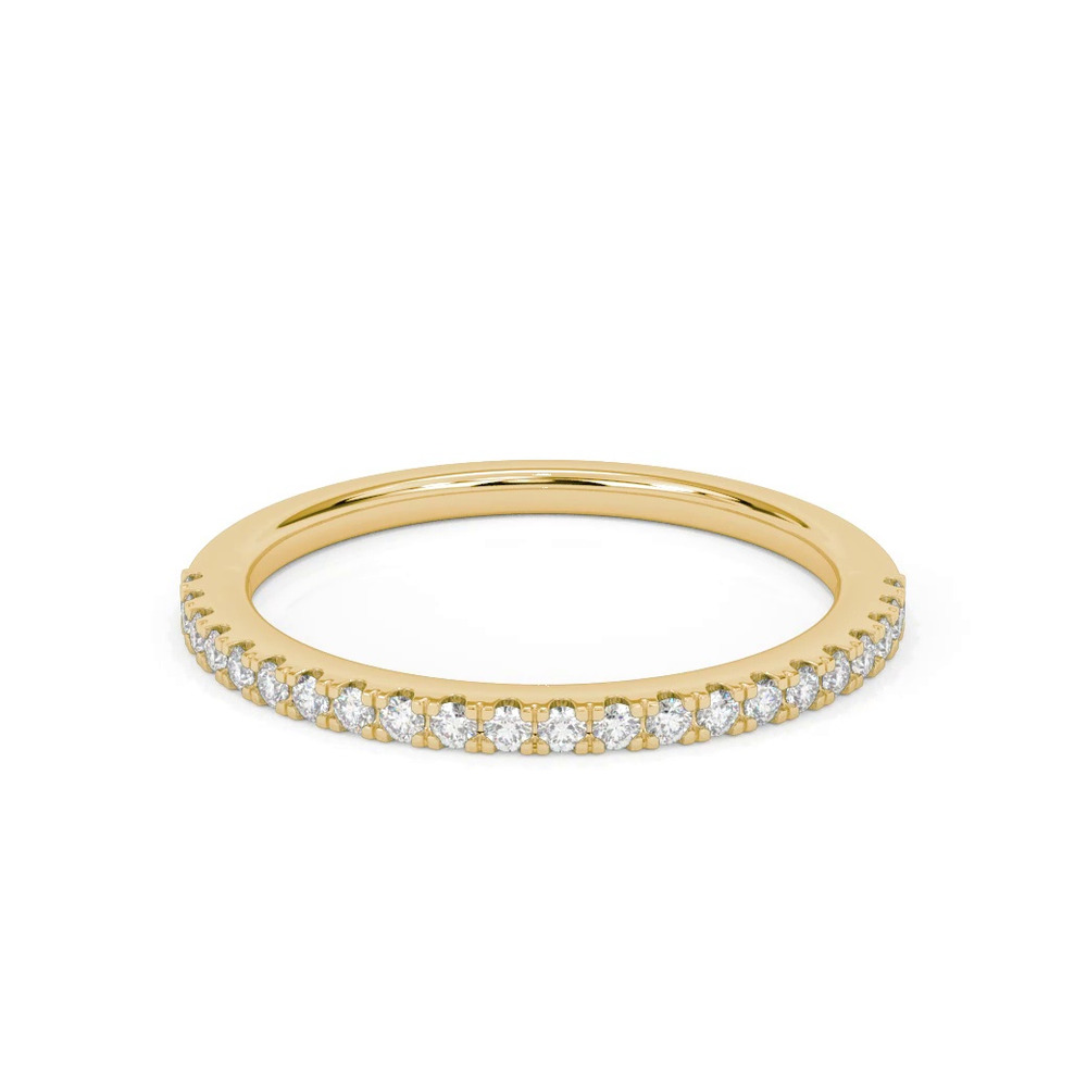 360 degree view of Royalty Pavé Diamond Band