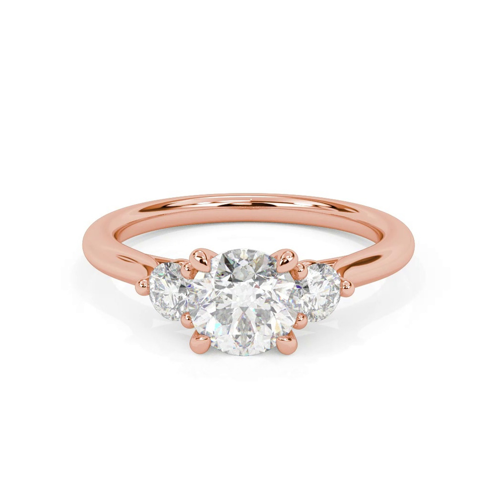360 degree view of Dianne Trellis 3-Stone Engagement Ring