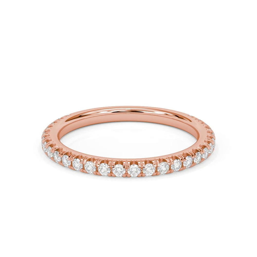 360 degree view of Dianne Classic Pavé Diamond Band