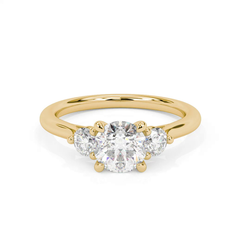 360 degree view of Dianne Trellis 3-Stone Engagement Ring