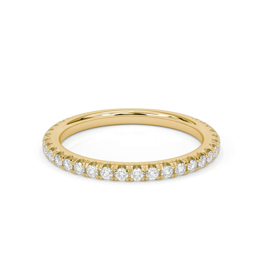 360 degree view of Dianne Classic Pavé Diamond Band
