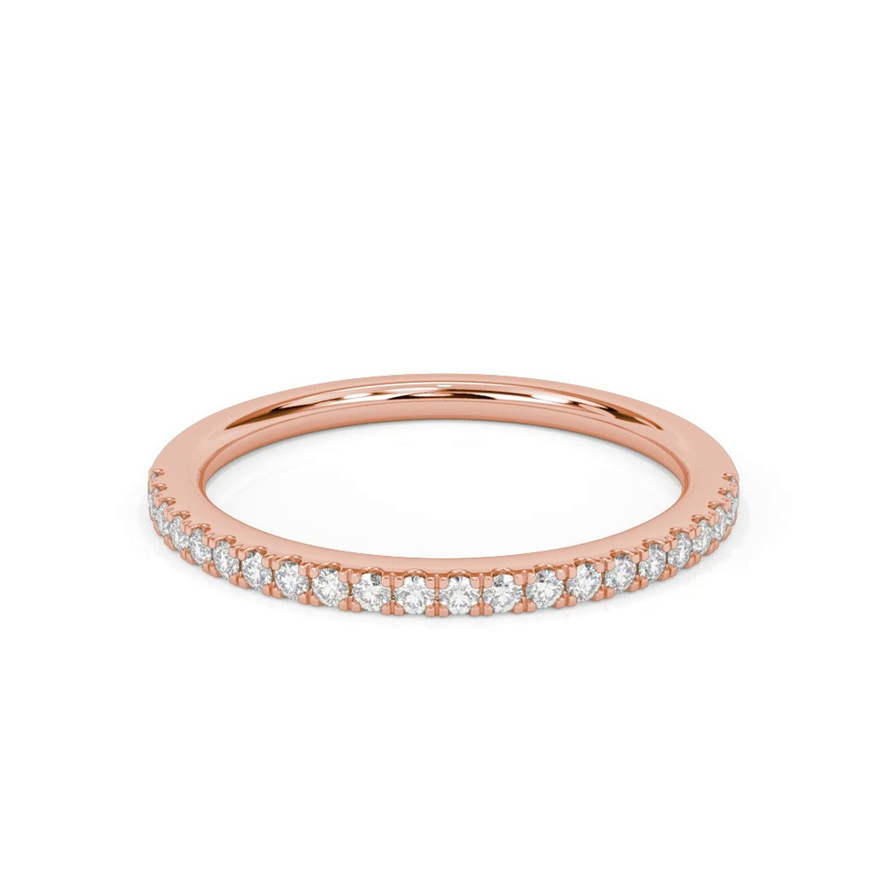 360 degree view of Tasha Pavé Diamond Wedding Band