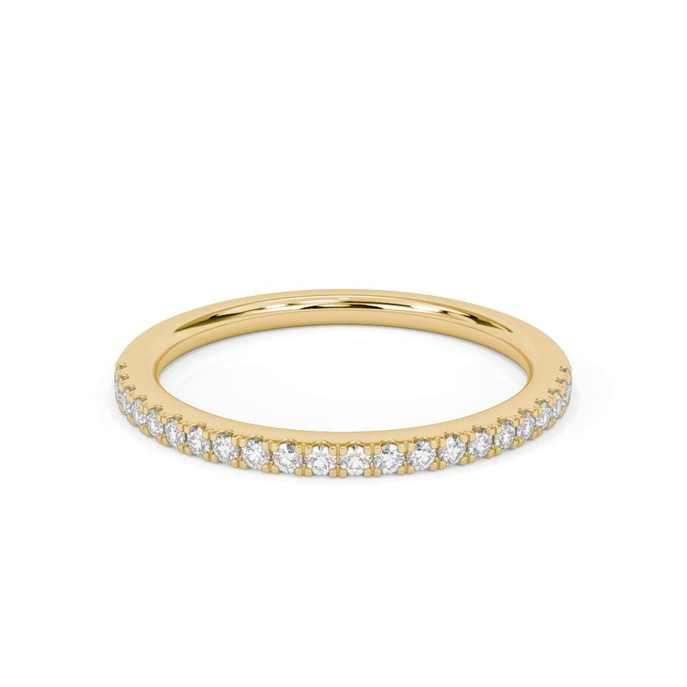 360 degree view of Tasha Pavé Diamond Wedding Band