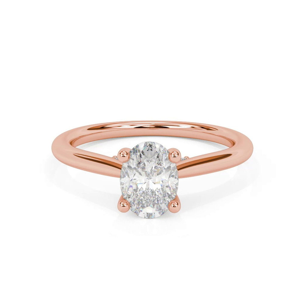 360 degree view of Kate Hidden Halo Diamond Engagement Ring