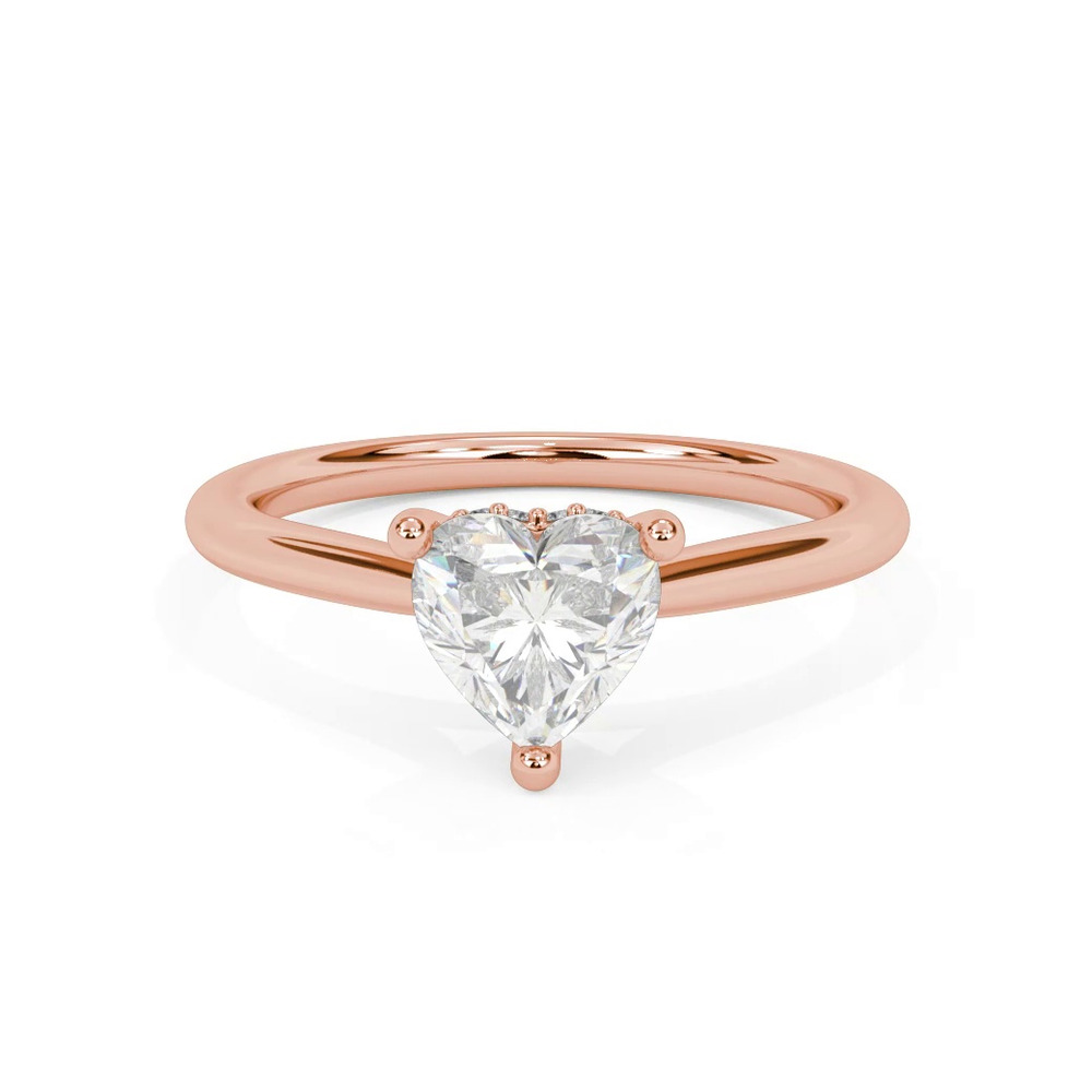 360 degree view of Kate Hidden Halo Diamond Engagement Ring