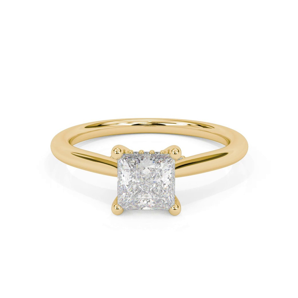 360 degree view of Kate Hidden Halo Diamond Engagement Ring
