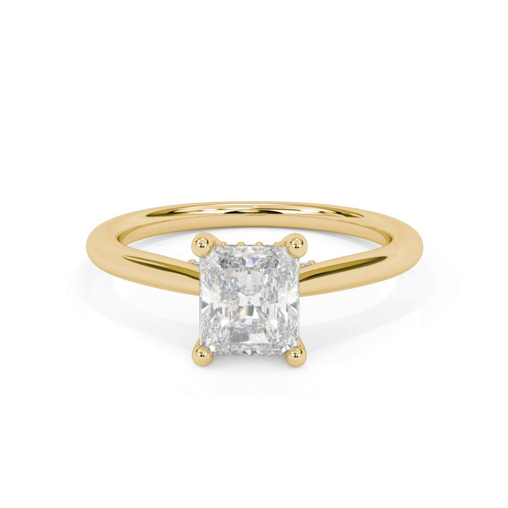 360 degree view of Kate Hidden Halo Diamond Engagement Ring