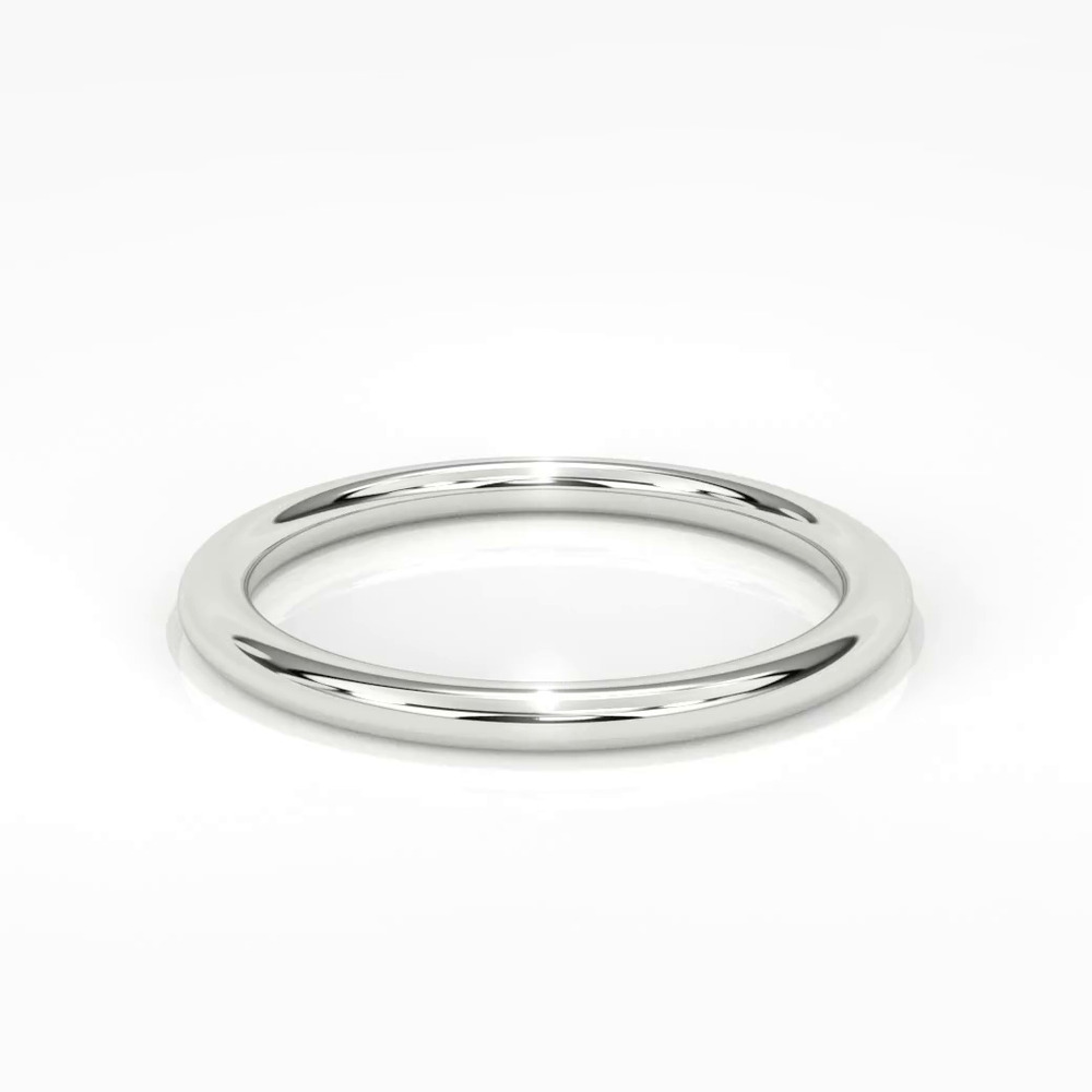 360 degree view of Kate Polished Compatible Wedding Band