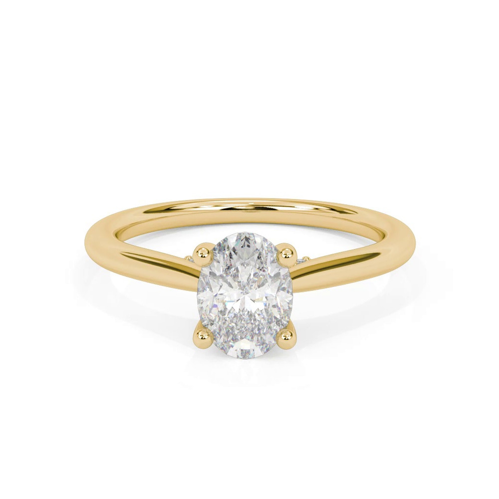 360 degree view of Kate Hidden Halo Diamond Engagement Ring