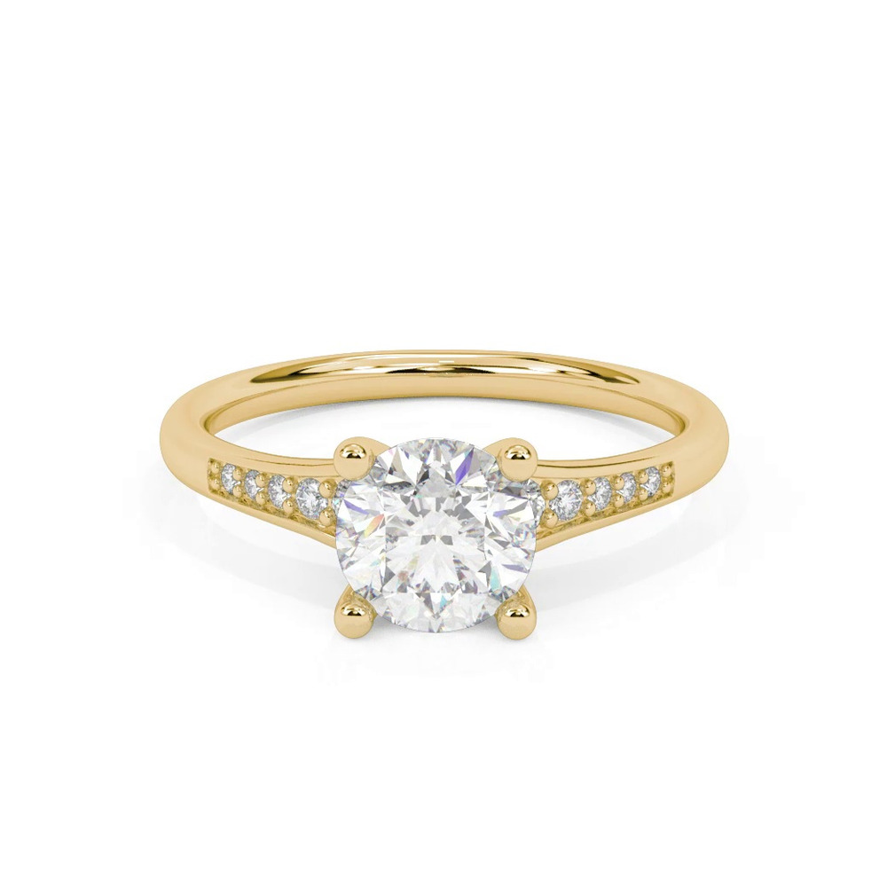 360 degree view of Zelda Graduated Diamond Engagement Ring