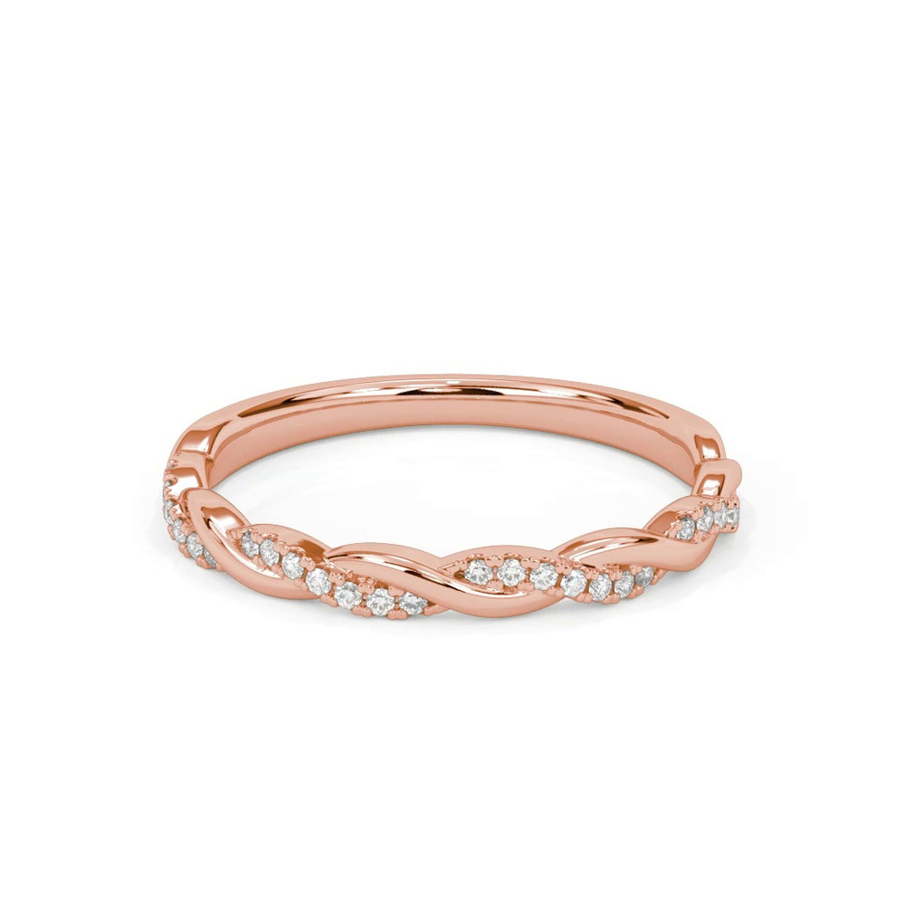 360 degree view of Kayleigh Diamond Twist Band