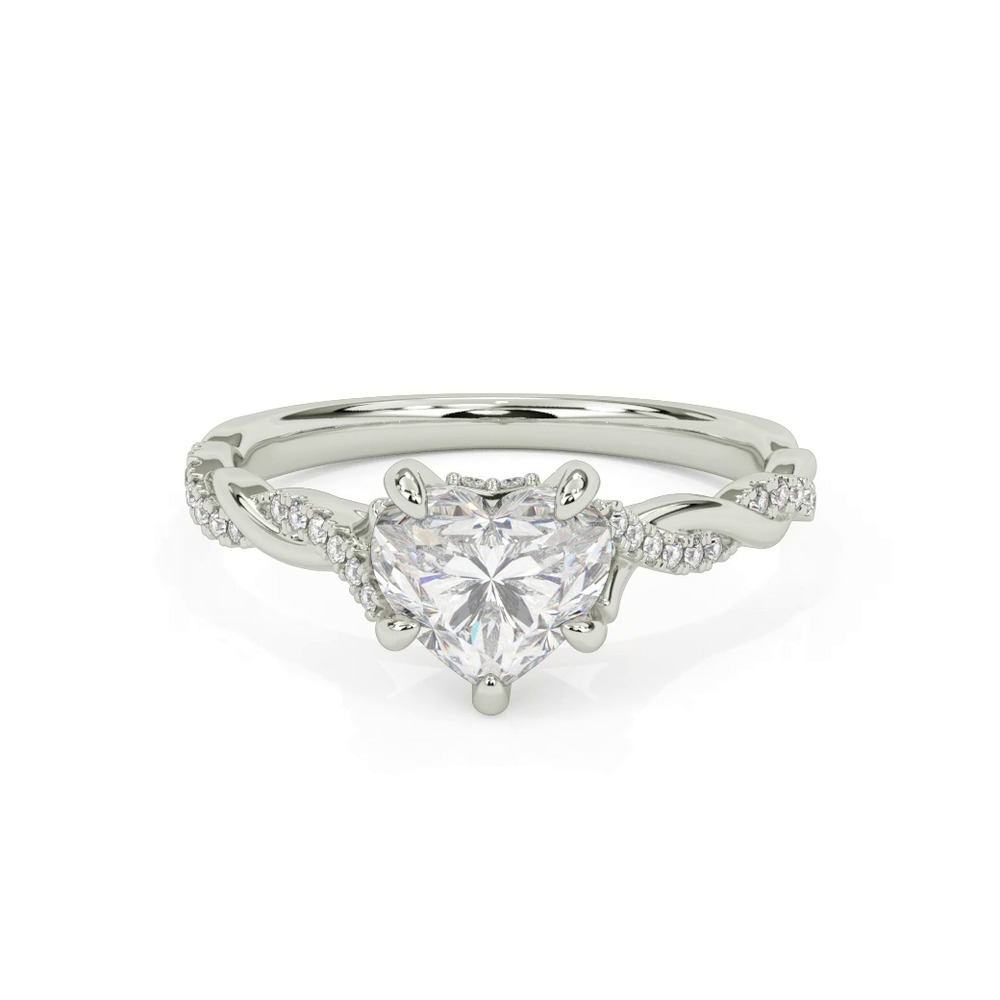 360 degree view of Kayleigh Diamond Twist Engagement Ring