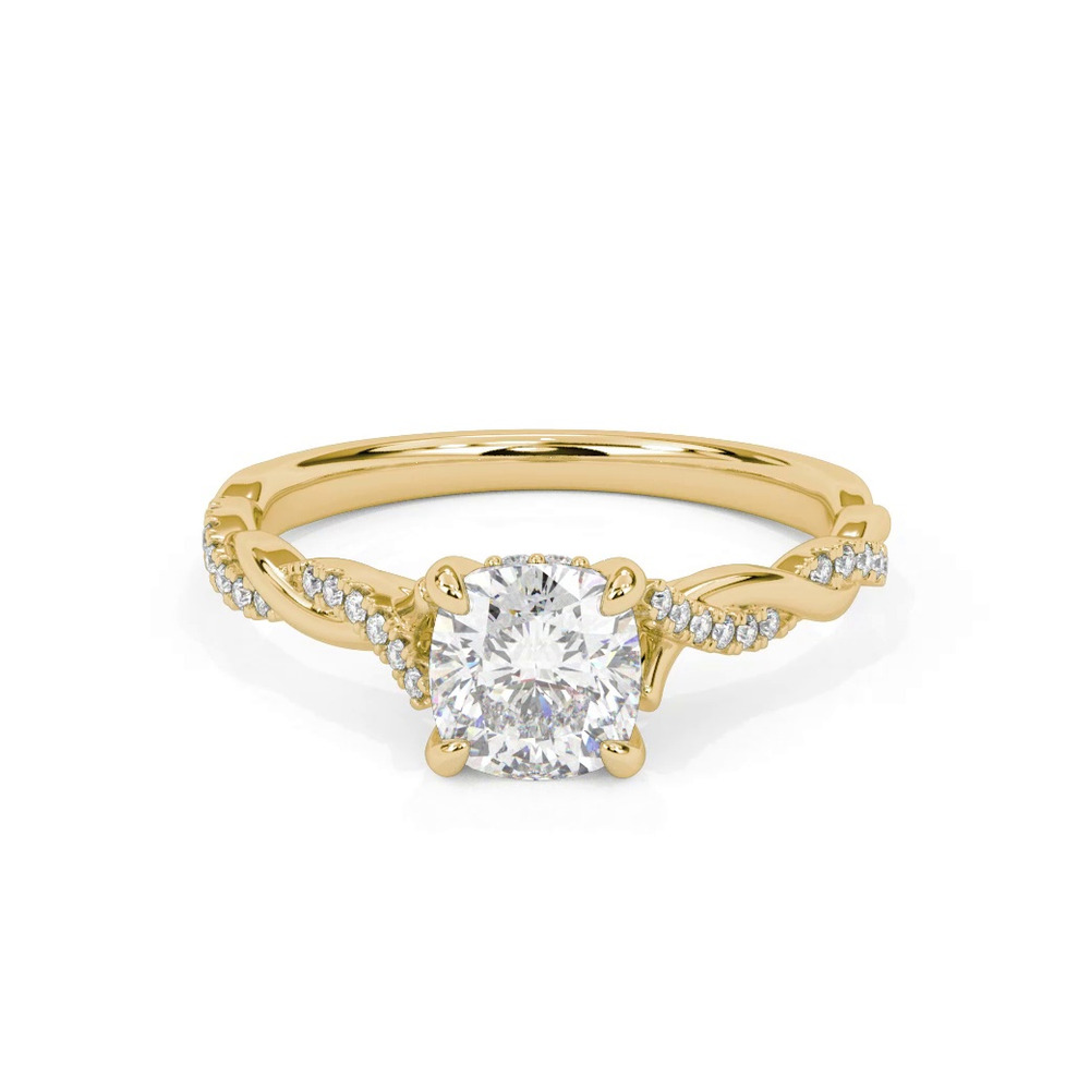 360 degree view of Kayleigh Diamond Twist Engagement Ring