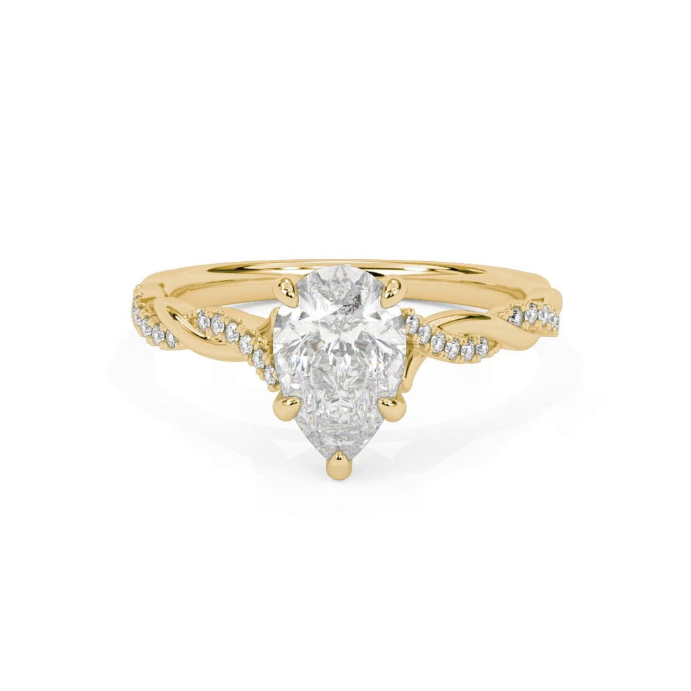 360 degree view of Kayleigh Diamond Twist Engagement Ring