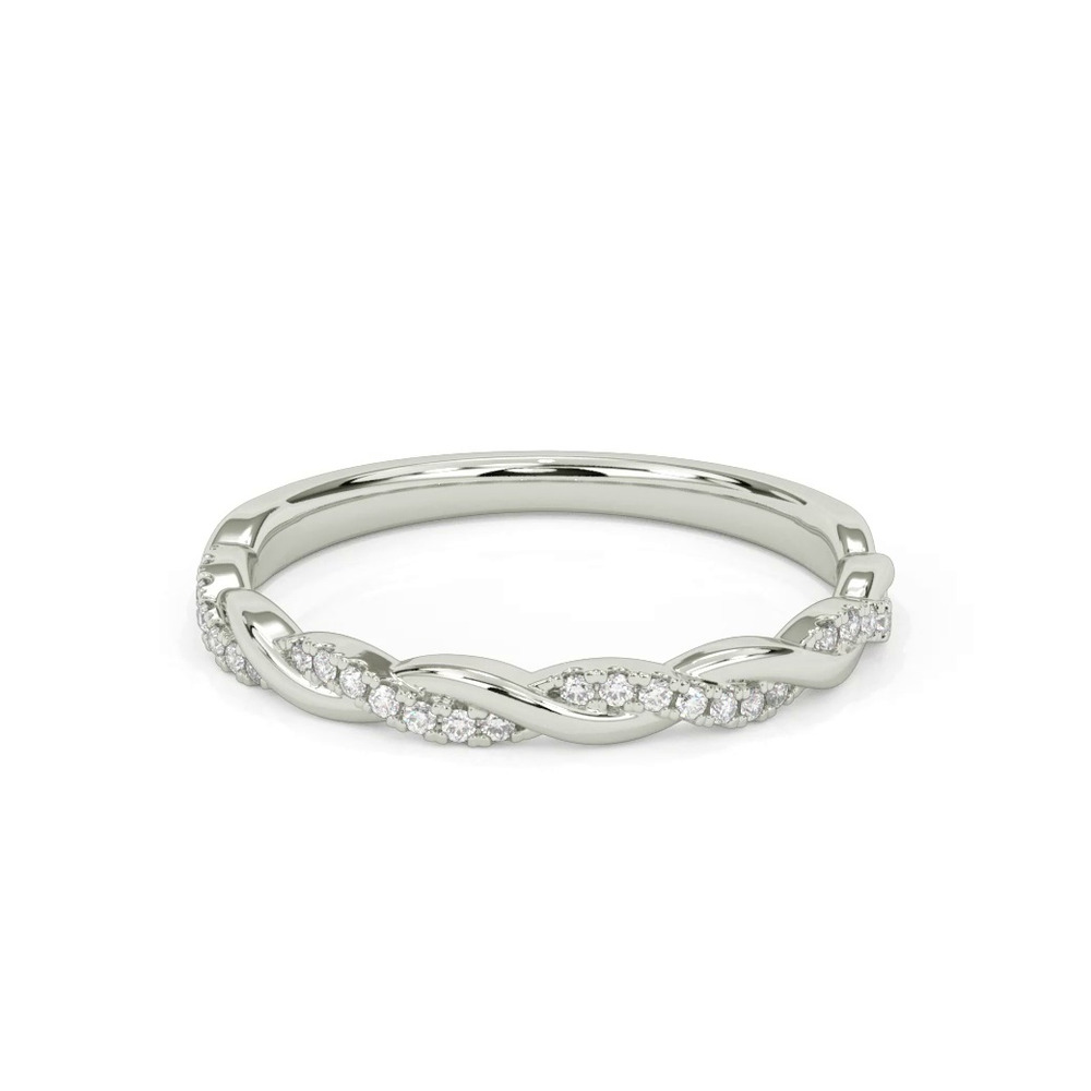 360 degree view of Kayleigh Lab Diamond Twist Band