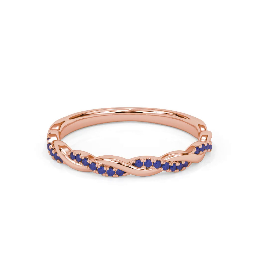 360 degree view of Kayleigh Sapphire Twist Band