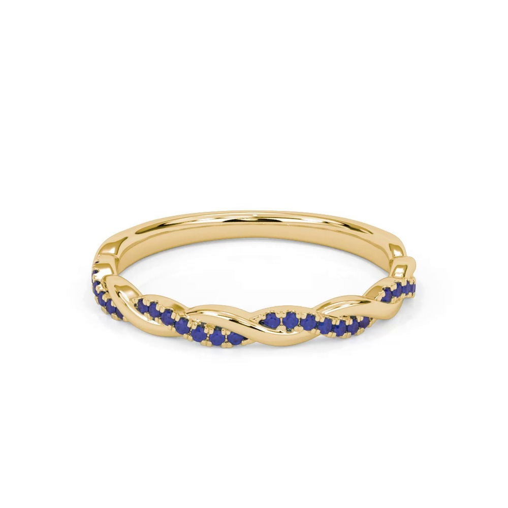 360 degree view of Kayleigh Sapphire Twist Band