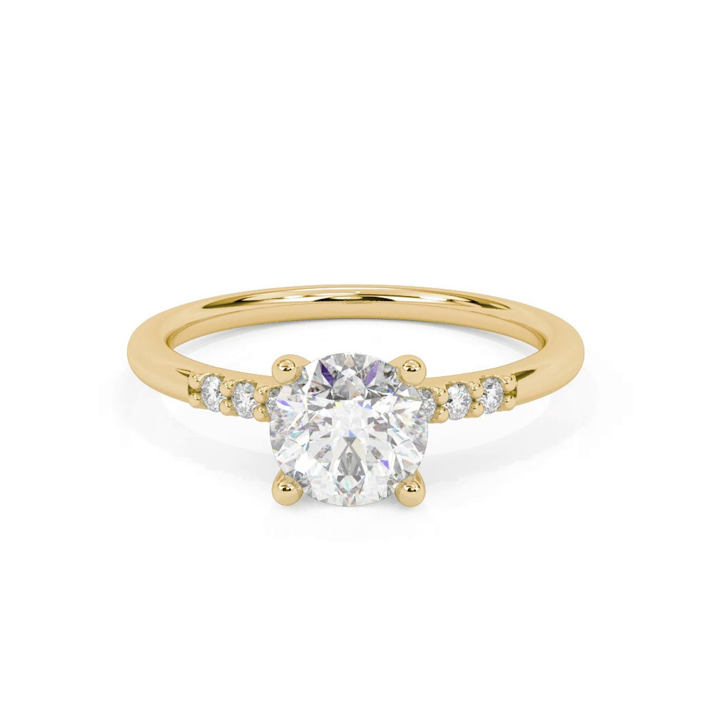 360 degree view of Lula Diamond Accent Engagement Ring