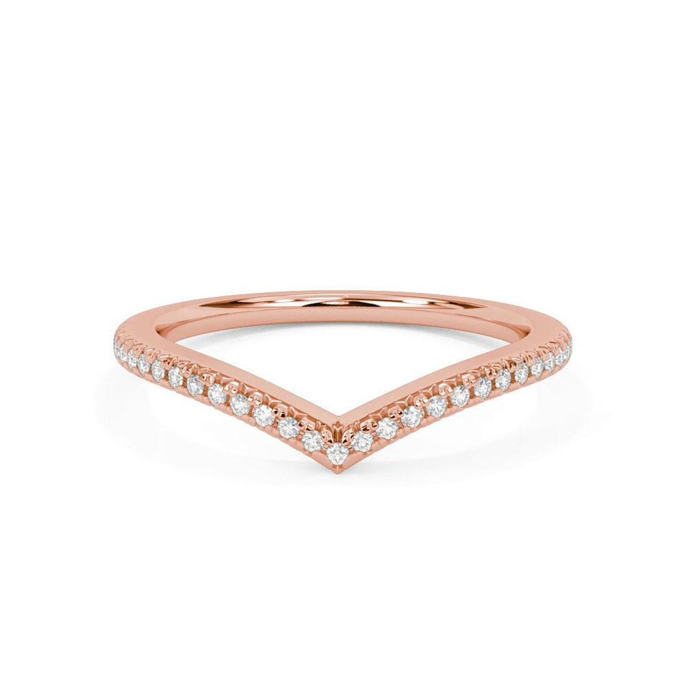 360 degree view of Persephone Pavé Diamond V-Band