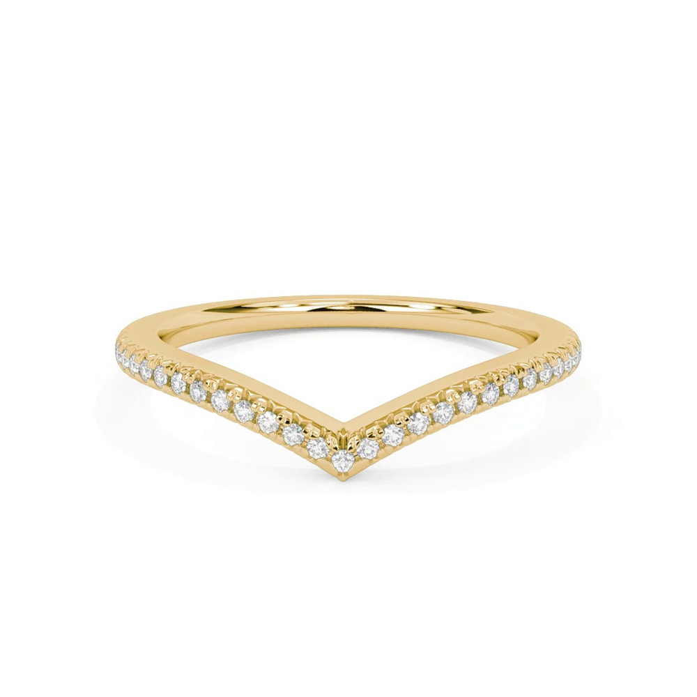 360 degree view of Persephone Pavé Diamond V-Band