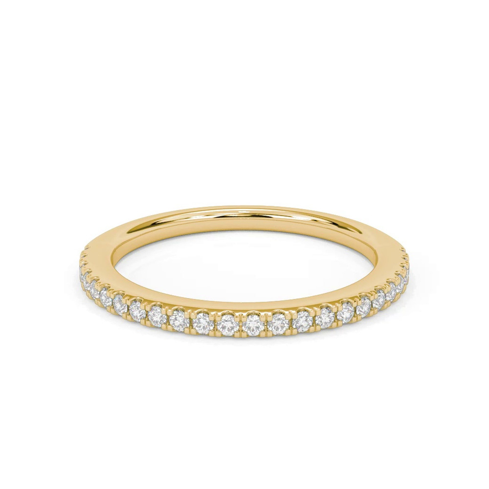 360 degree view of Sabrina Pave Diamond Band