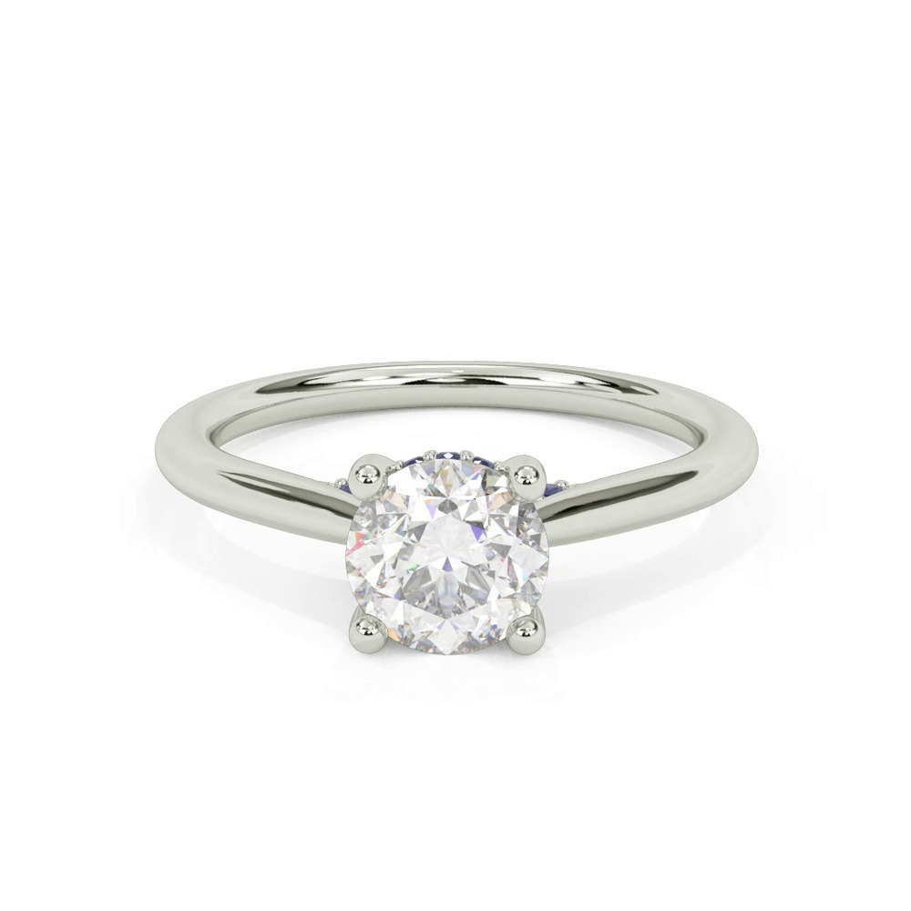 360 degree view of Dido Hidden Halo Sapphire Engagement Ring